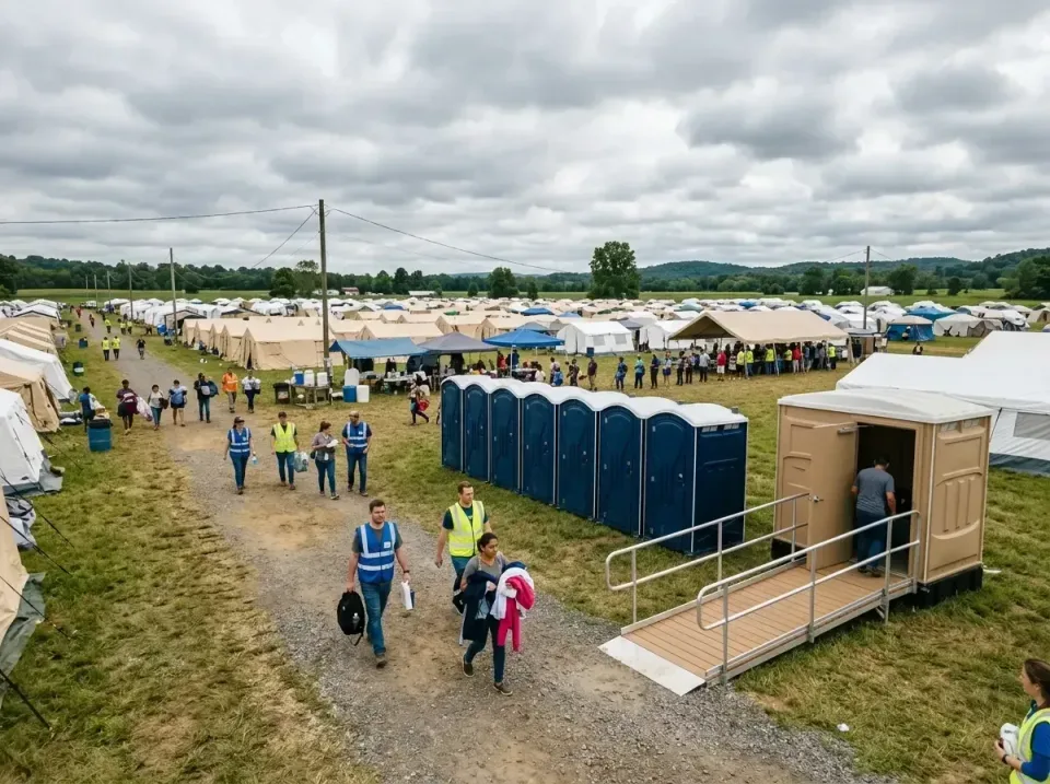 disaster-relief-camp-restrooms-010 — frequently asked questions, Dumpster & Portable Bathrooms Rental in Youngtown, AZ